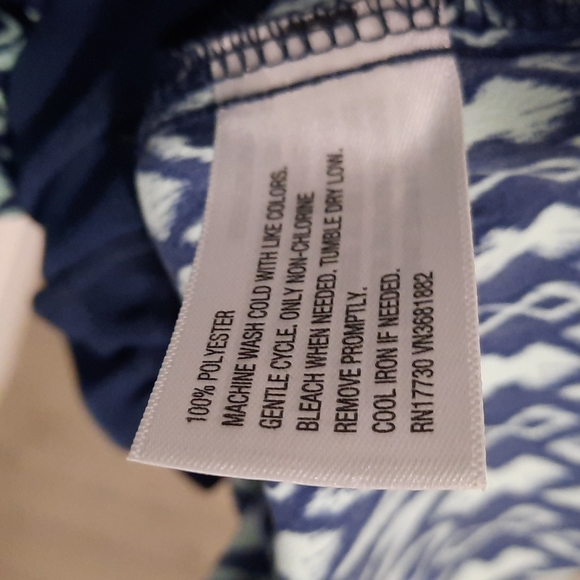 Retro Style Navy Blue Light Mint Short Sleeve Long Ruffle Bottom Maternity dress - Picture 11 of 13